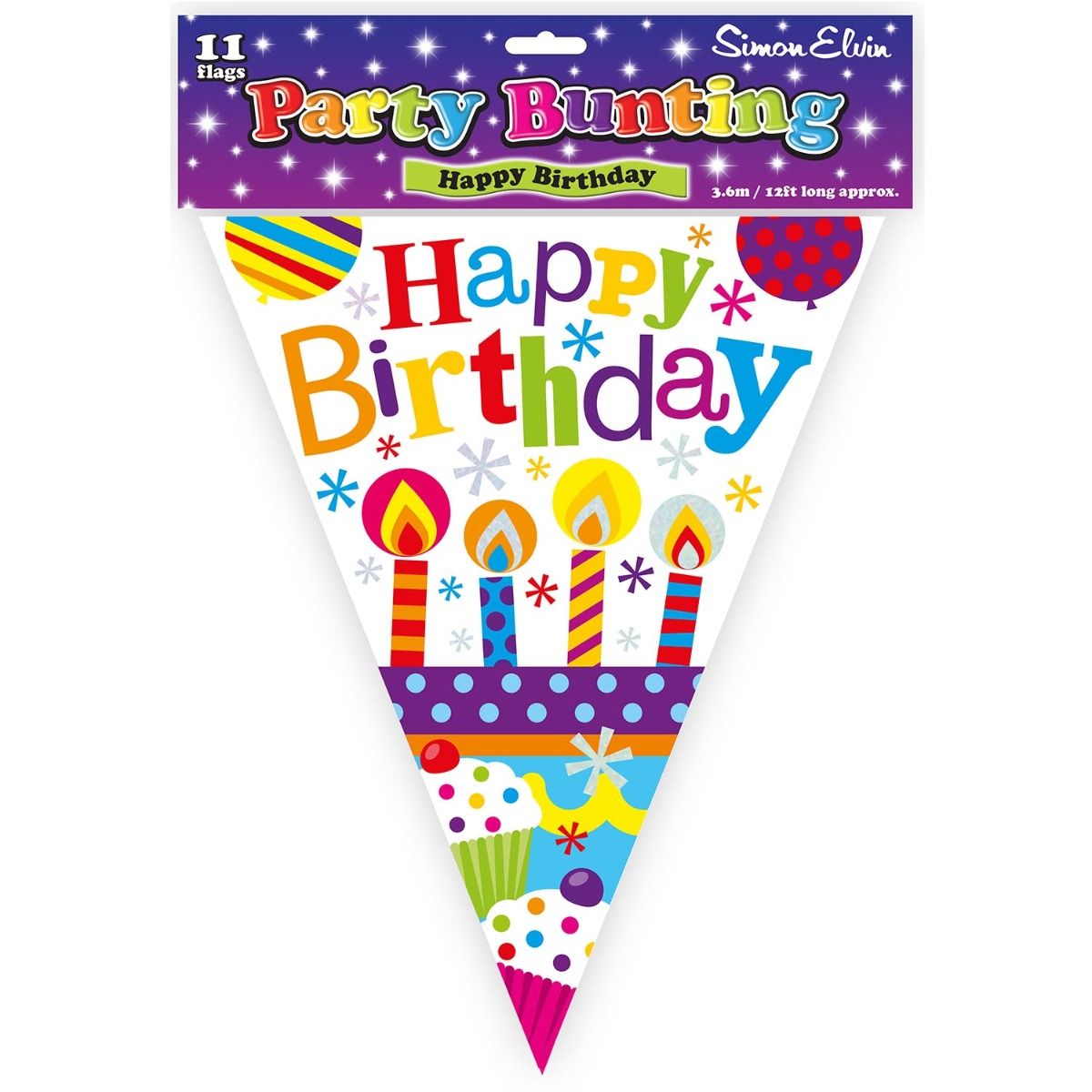 Happy Birthday Foil Party Bunting