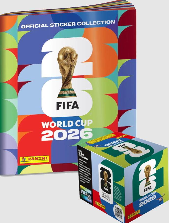 FIFA WORLD CUP 2026 Sticker Album & 50 Packets - Panini