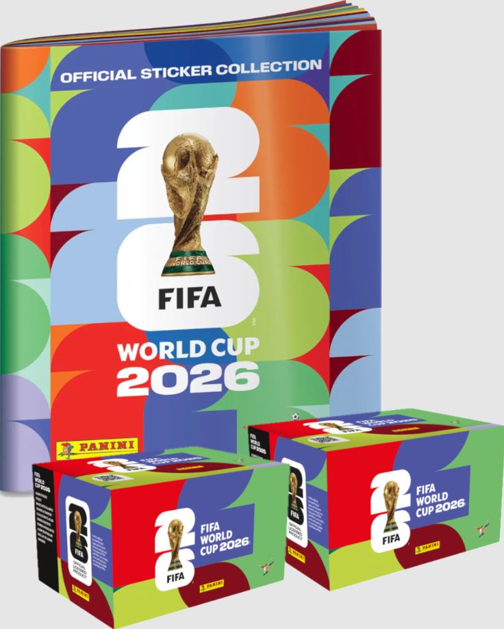 FIFA WORLD CUP 2026 Sticker Album & 200 Packets - Panini