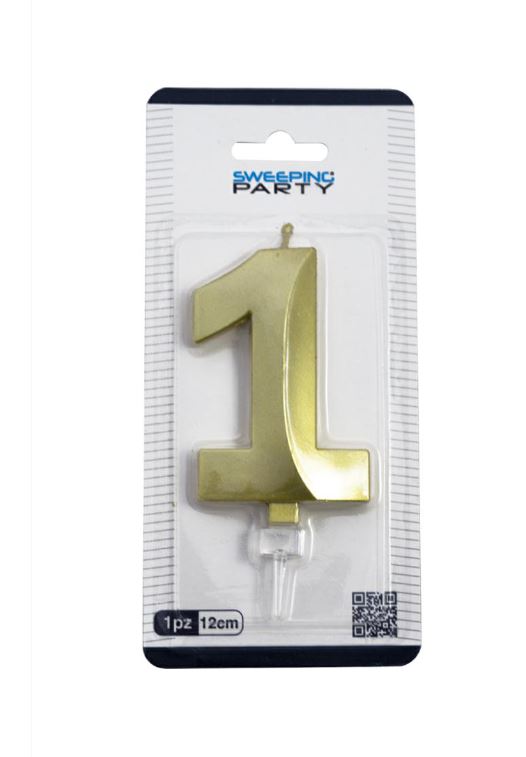 3D Candle NR.1 Gold