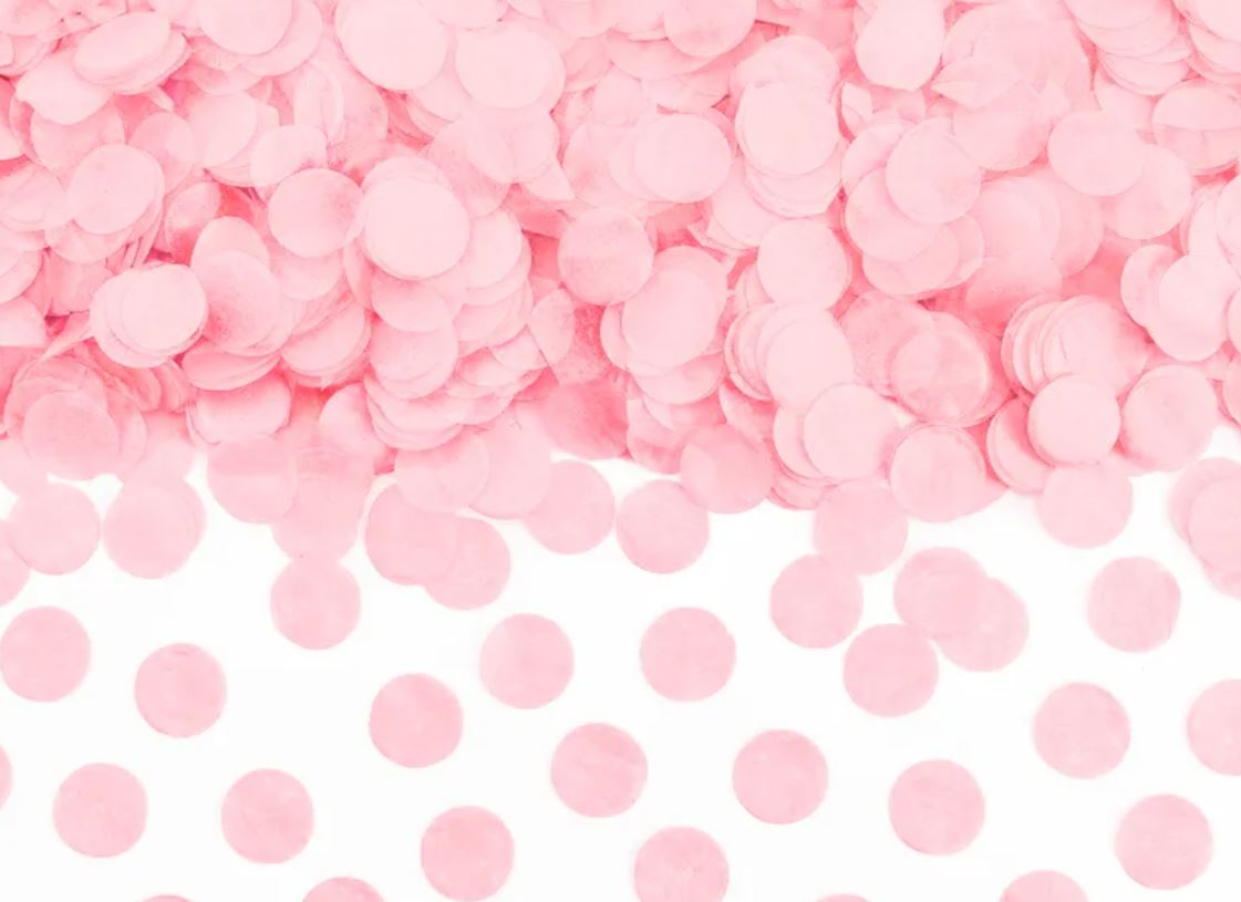 Table Confetti - Pink Tissue Paper Circles