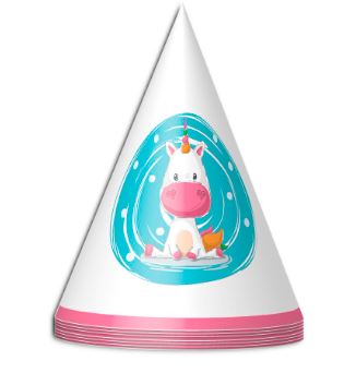 Unicorn Hats 6PCS