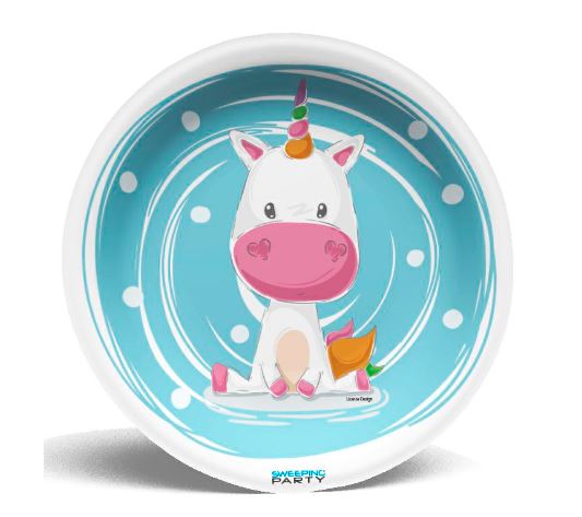 Unicorn Plates 9"