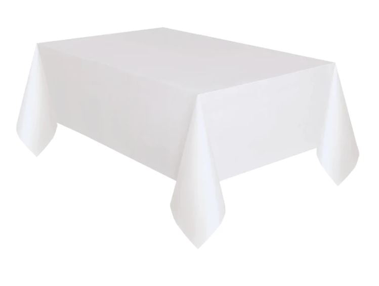 White Table Cover 1.37m x 2.74m