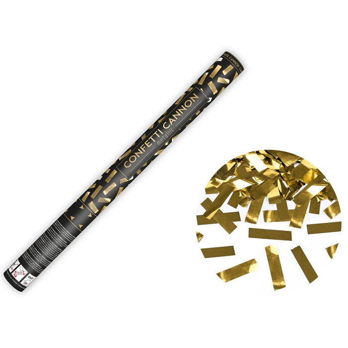 Gold Rectangles Confetti Cannon 60CM