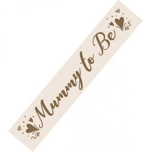 Mummy to Be Golden Sash